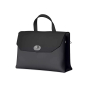Torebka O bag soft smooth mini con pattina Grafite