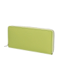 Portfel O wally Simil pelle tessuto gommato Celery green