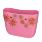 Body O bag standard Fiori raffia Rosa