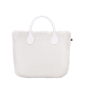 Cover O bag mini Ecopelliccia lapin Latte