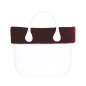 Opaska O bag standard Velluto matelasse Bordeaux