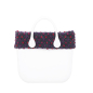 Opaska O bag mini Folk pois Grigio scuro