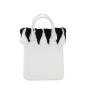 Opaska O bag chic Lapin rex triangoli Bianco nero