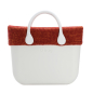 Opaska O bag mini Lana mouline Arancione