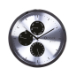 Zegar ścienny O clock wall great dateNero su Argento