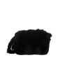 Torebka O bag pocket Ecopelliccia lapin Nero