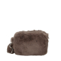 Torebka O bag pocket Ecopelliccia lapin Tortora