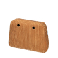 Organizer O bag reverse Velluto costine Cammello