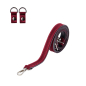 Pasek naramienny Extraslim 110 i Klipsy Satin Sangria
