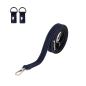 Pasek naramienny Extraslim 110 i Klipsy Satin Blue navy