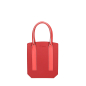 Torebka O bag pad Bimateriale nappaGranatina