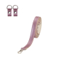 Pasek naramienny Extraslim 110 i Klipsy Quilted shiny Lilac