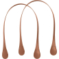 Uchwyty Long extra slim gommato Rame