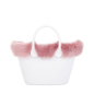 Opaska O bag knit mini Volpe Rosa smoke