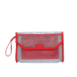Kosmetyczka O bag Rete Rosso grigio