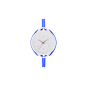 Zegarek O clock active Maya blu