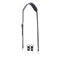 Pasek naramienny Extraslim 110 i Klipsy Shoulder Tumbled effect Blu navy