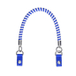 Uchwyt Manichetto tubolare spirale bicolor i Klip Bluette