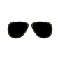 Oprawki szkieł O sun Aviator Verde scuro