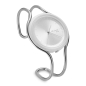 Zegarek O clock time metallo Argento