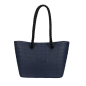 Torebka O bag urban mini Intreccio Blu navy