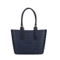 Torebka O bag urban mini Intreccio Blu navy