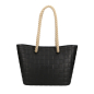 Torebka O bag urban mini Intreccio Nero