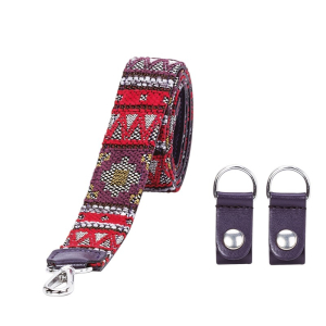 Pasek Naramienny O Pocket | Folk Tribe | Bordeaux