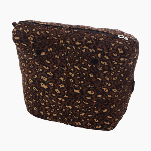 Organizer O Bag standard Jacquard Leopardo Navy Black