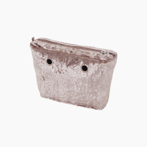Organizer O Bag Mini Velvet Stropiciato Old Pink