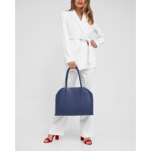 Torebka O bag unique Blu navy z organizerem Latte
