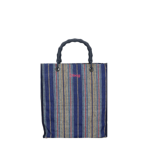 Torebka O bag market Intreccio sfumato Cobalto