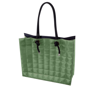 Torebka O bag knots 3D effect Satin Avocado