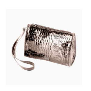 Kosmetyczka O bag Purse Reflective coconut print Gunmetal