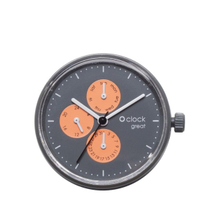 Mechanizm zegarka O clock great Date generico Fluo arancione