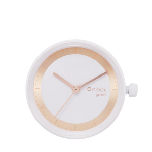 Mechanizm O clock Great Metal ring Bianco