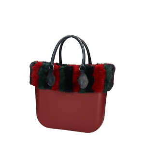 Torebka O bag mini Bordeaux