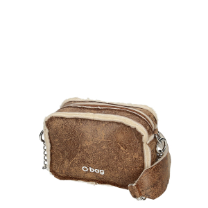 Torebka O bag crossy Effetto montone Biscotto