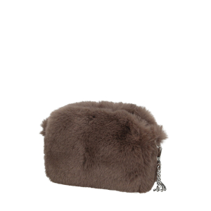 Torebka O bag pocket Ecopelliccia lapin Tortora