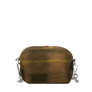Torebka O bag pocket jaquard check effetto plaid Biscotto