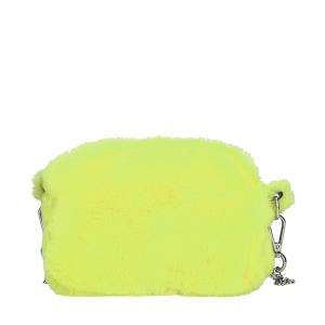 Torebka O bag glam ecopelliccia Fluo lime