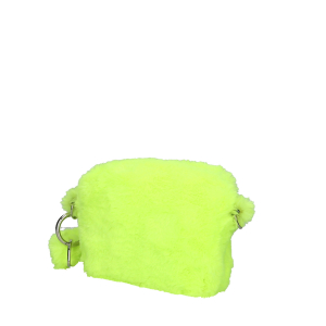 Torebka O bag pocket Ecopelliccia Fluo lime
