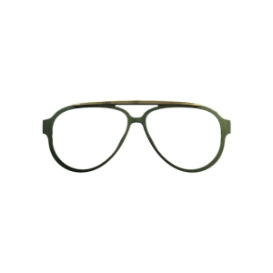 O sun | Front ramki | Aviator Verde Scuro
