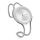 Zegarek O clock time metallo Argento