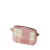Organizer O bag pocket Jaquard check effetto plaid Sangria