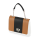 Klapka O bag glam Simil pelle nappa fascia stampa snake Biscotto nero