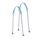 Uchwyty Doppia catena T Synthetic fibre Aqua