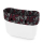 Opaska O bag standard Jaquard lurex Bordeaux nero