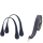 Uchwyty i Pasek naramienny O bag square Tumbled effect Blue navy