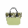 Torebka O bag mini Celery green